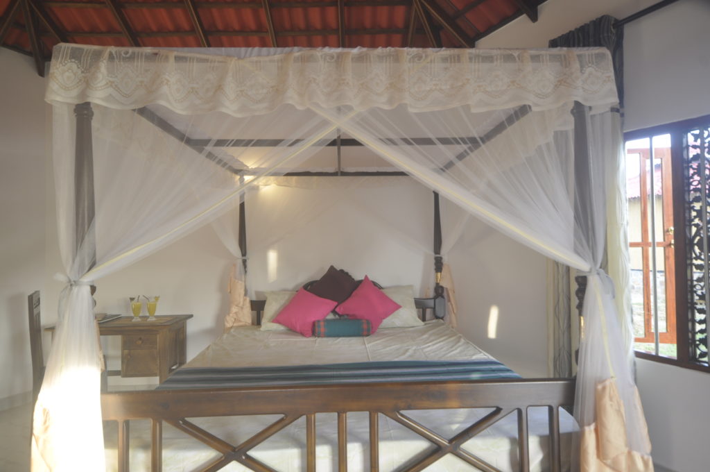 Bed in Sijali Lake Lodge